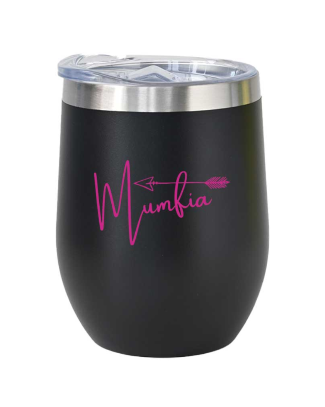 Black Wine Tumbler
